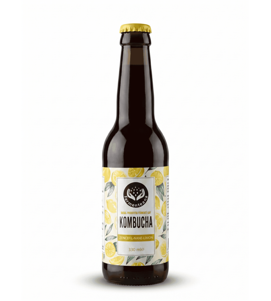 Kombucha (Zencefil, Nane ve Limon)
